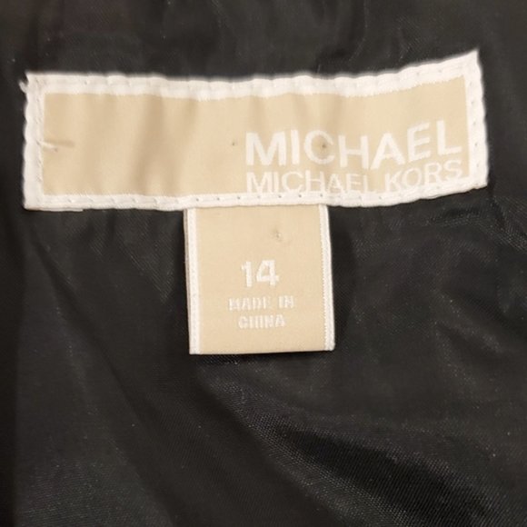 MICHAEL KORS WOOL BLEND  TWEED MINI SKIRT 14 - Picture 3 of 7